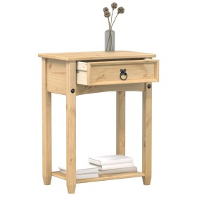 Mesa consola Corona madera maciza de pino 55x35x73 cm de vidaXL, Mesas auxiliares - Ref: Foro24-4002774, Precio: 60,09 €, Des...