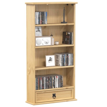 Corona CD-Regal aus massivem Kiefernholz 52x17,5x103 cm von vidaXL, Bücherregale und Regale - Ref: Foro24-4002781, Preis: 62,...