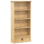 Corona CD shelf solid pine wood 52x17.5x103 cm by vidaXL, Bookcases and shelves - Ref: Foro24-4002781, Price: 63,53 €, Discou...