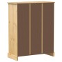 Corona Schuhschrank aus massivem Kiefernholz 86x38,5x108 cm von vidaXL, Schuhregale und Schuhorganisatoren - Ref: Foro24-4002...