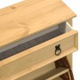 Corona Schuhschrank aus massivem Kiefernholz 99x32x138 cm von vidaXL, Schuhregale und Schuhorganisatoren - Ref: Foro24-400278...