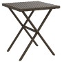 Sun loungers with table 2 units brown synthetic rattan by vidaXL, Loungers - Ref: Foro24-368264, Price: 292,30 €, Discount: %