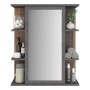 FMD Bathroom cabinet with mirror in dark matera old style color by FMD, bathroom vanities - Ref: Foro24-429458, Price: 155,99...