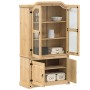 Vitrine mit Vitrine Corona massives Kiefernholz 103,5x42x180 cm von vidaXL, Sideboards - Ref: Foro24-4002777, Preis: 321,75 €...