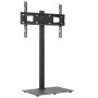 Mueble de TV de esquina 1 nivel para 32-65 pulgadas negro de vidaXL, Soportes para monitores y televisor - Ref: Foro24-379565...