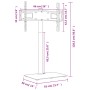 1-stöckige Eck-TV-Möbel für 32-65 Zoll schwarz von vidaXL, Monitor- und TV-Ständer - Ref: Foro24-379565, Preis: 93,51 €, Raba...