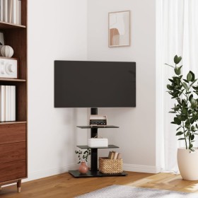 Corner TV stand with 3 levels for 32-65 inch TVs in black color. by vidaXL, Monitor and TV stands - Ref: Foro24-379567, Price...