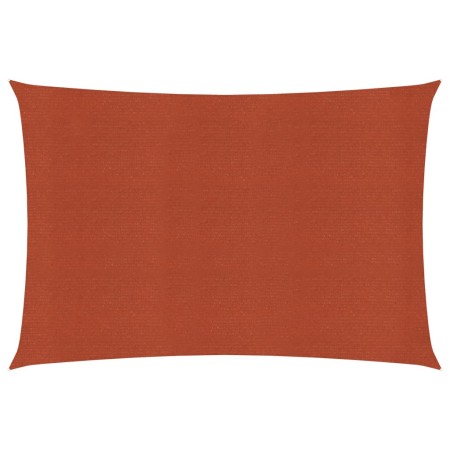 HDPE terracotta shade sail 160 g/m² 3x5 m by vidaXL, Umbrellas - Ref: Foro24-311349, Price: 37,32 €, Discount: %