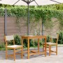 Balcony set with 3-piece solid acacia wood cushions by vidaXL, Garden sets - Ref: Foro24-365855, Price: 154,72 €, Discount: %