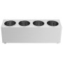 Cutlery holder 4 grids rectangular stainless steel by vidaXL, Cutlery and utensil trays - Ref: Foro24-51227, Price: 59,94 €, ...