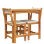 Balcony set with 3-piece solid acacia wood cushions by vidaXL, Garden sets - Ref: Foro24-365855, Price: 154,72 €, Discount: %