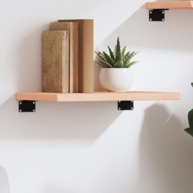 Untreated solid oak wood wall shelf 40x20x2 cm by vidaXL, Shelves and shelves - Ref: Foro24-363503, Price: 17,99 €, Discount: %