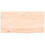 Estante de pared madera maciza de roble sin tratar 40x20x2 cm de vidaXL, Estantes y estanterías - Ref: Foro24-363503, Precio:...