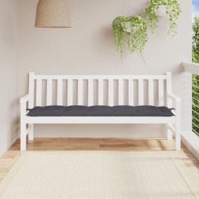 Gartenbankauflage anthrazitgrauer Oxford-Stoff 180x50x7 cm von vidaXL, Kissen für Stühle und Sofas - Ref: Foro24-361621, Prei...