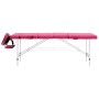 Klappbare Massageliege 4 Zonen Aluminium rosa von vidaXL, Massageliegen - Ref: Foro24-110200, Preis: 221,99 €, Rabatt: %