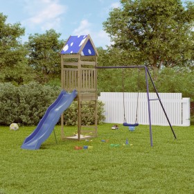 Spielplatz im Freien aus imprägniertem Kiefernholz von vidaXL, Schaukeln und Spielgeräte - Ref: Foro24-3279036, Preis: 337,99...