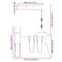 Parque infantil de exterior madera de pino impregnada de vidaXL, Columpios y estructuras de juegos - Ref: Foro24-3279036, Pre...