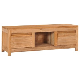 Solid teak wood TV cabinet 100x30x35 cm by vidaXL, TV Furniture - Ref: Foro24-288900, Price: 164,49 €, Discount: %