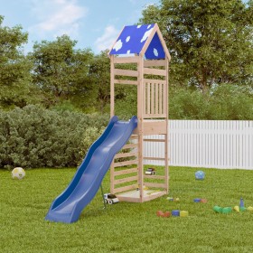 Outdoor-Spielplatz aus massivem Kiefernholz von vidaXL, Schaukeln und Spielgeräte - Ref: Foro24-3279043, Preis: 270,99 €, Rab...