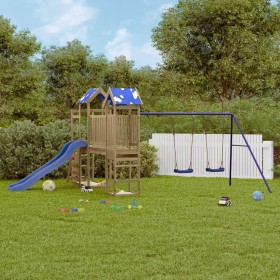 Spielplatz im Freien aus imprägniertem Kiefernholz von vidaXL, Schaukeln und Spielgeräte - Ref: Foro24-3279150, Preis: 593,99...