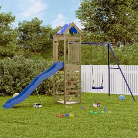 Spielplatz im Freien aus imprägniertem Kiefernholz von vidaXL, Schaukeln und Spielgeräte - Ref: Foro24-3279165, Preis: 359,99...