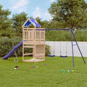 Outdoor playground made of solid pine wood by vidaXL, Swings and play structures - Ref: Foro24-3279199, Price: 463,90 €, Disc...