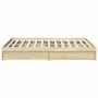 Sonoma oak engineered wood bed with drawers 160x200 cm by vidaXL, Beds and slatted bases - Ref: Foro24-3280645, Price: 185,29...