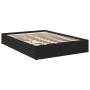 Cama con cajones madera de ingeniería negro 135x190 cm de vidaXL, Camas y somieres - Ref: Foro24-3280693, Precio: 180,28 €, D...