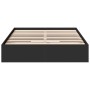 Cama con cajones madera de ingeniería negro 135x190 cm de vidaXL, Camas y somieres - Ref: Foro24-3280693, Precio: 180,28 €, D...