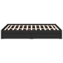 Cama con cajones madera de ingeniería negro 135x190 cm de vidaXL, Camas y somieres - Ref: Foro24-3280693, Precio: 180,28 €, D...