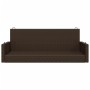 Brown synthetic rattan swing bench 119x56x48 cm by vidaXL, garden benches - Ref: Foro24-365626, Price: 116,99 €, Discount: %