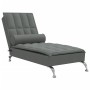 Massage-Diwansofa mit dunkelgrauem Stoffkissen von vidaXL, Tagesbetten - Ref: Foro24-379444, Preis: 133,51 €, Rabatt: %