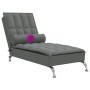 Massage-Diwansofa mit dunkelgrauem Stoffkissen von vidaXL, Tagesbetten - Ref: Foro24-379444, Preis: 133,51 €, Rabatt: %