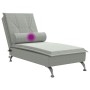 Massage-Diwansofa mit hellgrauem Samtkissen von vidaXL, Tagesbetten - Ref: Foro24-379450, Preis: 121,99 €, Rabatt: %