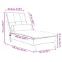 Massage-Diwansofa mit hellgrauem Samtkissen von vidaXL, Tagesbetten - Ref: Foro24-379450, Preis: 121,99 €, Rabatt: %