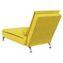 Sofá diván de masaje con cojín de terciopelo amarillo de vidaXL, Divanes - Ref: Foro24-379465, Precio: 130,99 €, Descuento: %