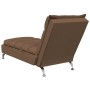 Massage divan sofa with brown fabric cushions by vidaXL, Daybeds - Ref: Foro24-379478, Price: 168,93 €, Discount: %