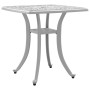 Mesa de jardín aluminio fundido blanco 53x53x53 cm de vidaXL, Mesas de jardín - Ref: Foro24-4002817, Precio: 66,99 €, Descuen...