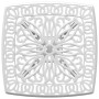 Mesa de jardín aluminio fundido blanco 53x53x53 cm de vidaXL, Mesas de jardín - Ref: Foro24-4002817, Precio: 66,99 €, Descuen...