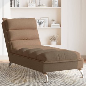 Divan sofa with brown fabric cushions by vidaXL, Daybeds - Ref: Foro24-379471, Price: 142,77 €, Discount: %