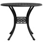 Black cast aluminum garden table Ø90x75 cm by vidaXL, Garden tables - Ref: Foro24-4002808, Price: 213,24 €, Discount: %