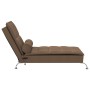 Massage-Diwansofa mit braunem Stoffkissen von vidaXL, Tagesbetten - Ref: Foro24-379446, Preis: 133,68 €, Rabatt: %