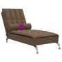 Massage-Diwansofa mit braunem Stoffkissen von vidaXL, Tagesbetten - Ref: Foro24-379446, Preis: 133,68 €, Rabatt: %