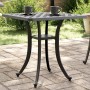 Mesa de jardín aluminio fundido negro 80x80x75 cm de vidaXL, Mesas de jardín - Ref: Foro24-4002820, Precio: 66,99 €, Descuent...