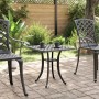 Black cast aluminum garden table 80x80x75 cm by vidaXL, Garden tables - Ref: Foro24-4002820, Price: 66,54 €, Discount: %