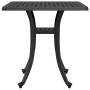 Black cast aluminum garden table 80x80x75 cm by vidaXL, Garden tables - Ref: Foro24-4002820, Price: 66,54 €, Discount: %