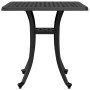 Black cast aluminum garden table 80x80x75 cm by vidaXL, Garden tables - Ref: Foro24-4002820, Price: 66,54 €, Discount: %