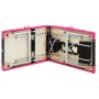 Camilla de masaje plegable 3 zonas aluminio negro y rosa de vidaXL, Mesas de masaje - Ref: Foro24-110240, Precio: 163,53 €, D...