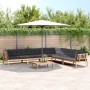 Gartenpaletten-Sofagarnitur und Kissen 6-teilig aus Akazienholz von vidaXL, Outdoor-Sofas - Ref: Foro24-3209415, Preis: 1,00 ...