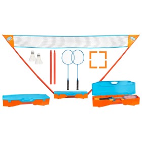 Get & Go Set de bádminton inmediato azul y naranja de Get & Go, Raquetas y kits de bádminton - Ref: Foro24-429657, Precio: 72...